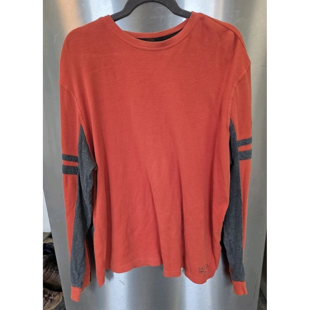 Harley Davidson Original Long Sleeve Mid Weight Men XL Classic Thermal Two Toned